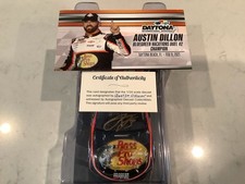 AUSTIN DILLON AUTOGRAPHED 2021 CHEVY CAMARO BASS PRO DUEL 2 WIN DIECAST W/COA