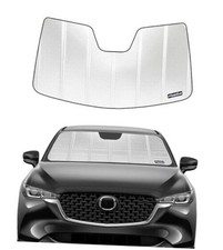 Windshield Sun Shade for Mazda CX5 2017-2025 with Rearview Mirror Mounted