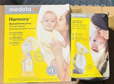 Medela Harmony Manual Breast Pump Silicone Breast Milk Collector Combo - New