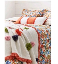 Joules Throw  'Early Riser'  130 x 170 cm New with Tags 100% Cotton RRP £120