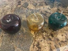 Blenko Glass Apples - Set of 3