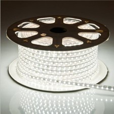 330FT 12V 2835 Cool White 120LED/M IP67 Waterproof Flexible Rope LED Strip Light
