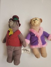 Disney McDonald's the Country Bears Plush Happy Meal Toys Set of 2 Figurines