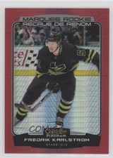 2022 O-Pee-Chee Platinum Marquee Rookies Red Prism /199 Fredrik Karlstrom 0k26