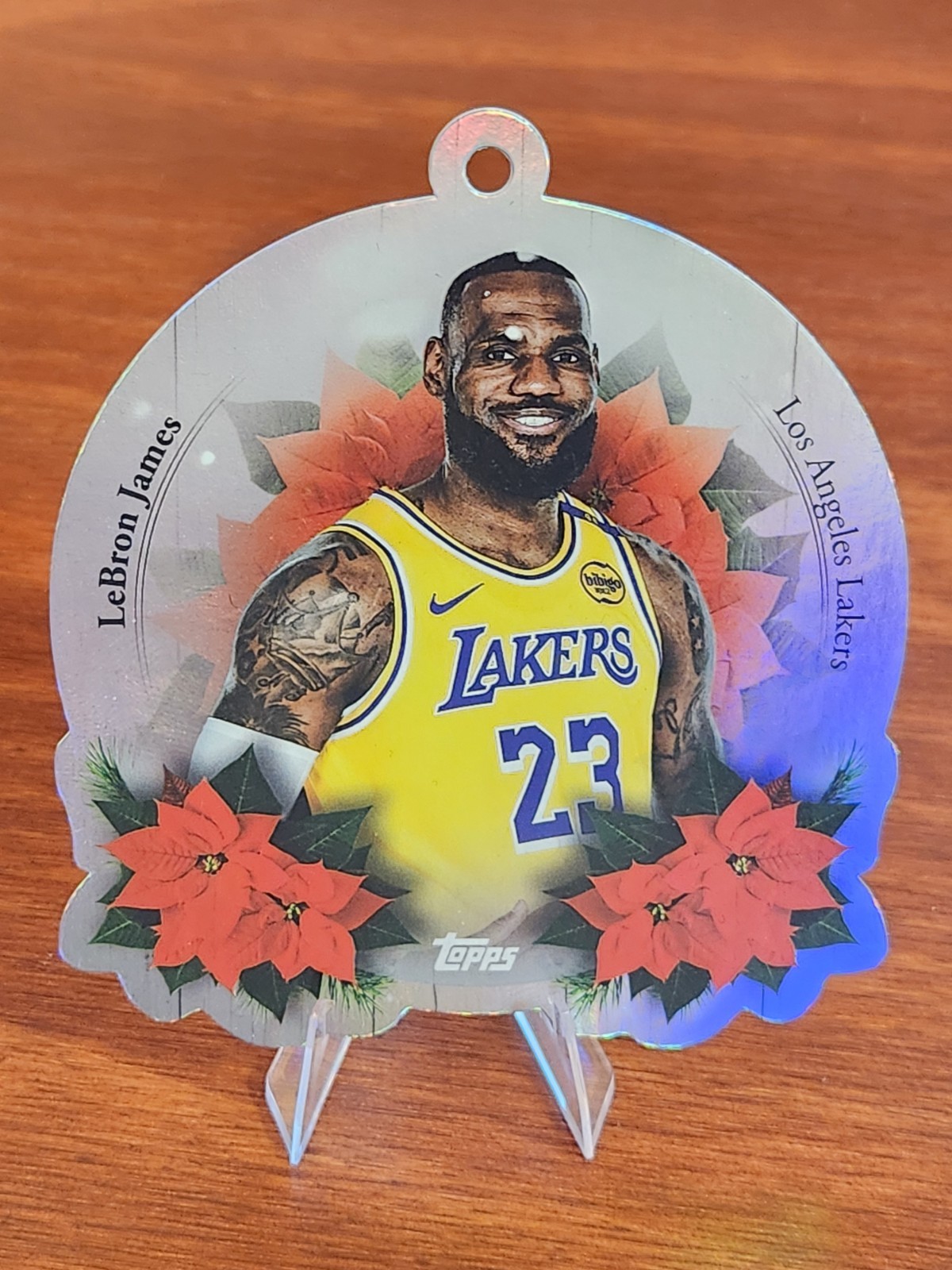 2025-26 Topps Holiday - Oversized Ornaments Die-Cuts LeBron James #DCO-LBJ