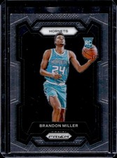 2023-24 Panini Prizm Brandon Miller RC Rookie #152 Hornets