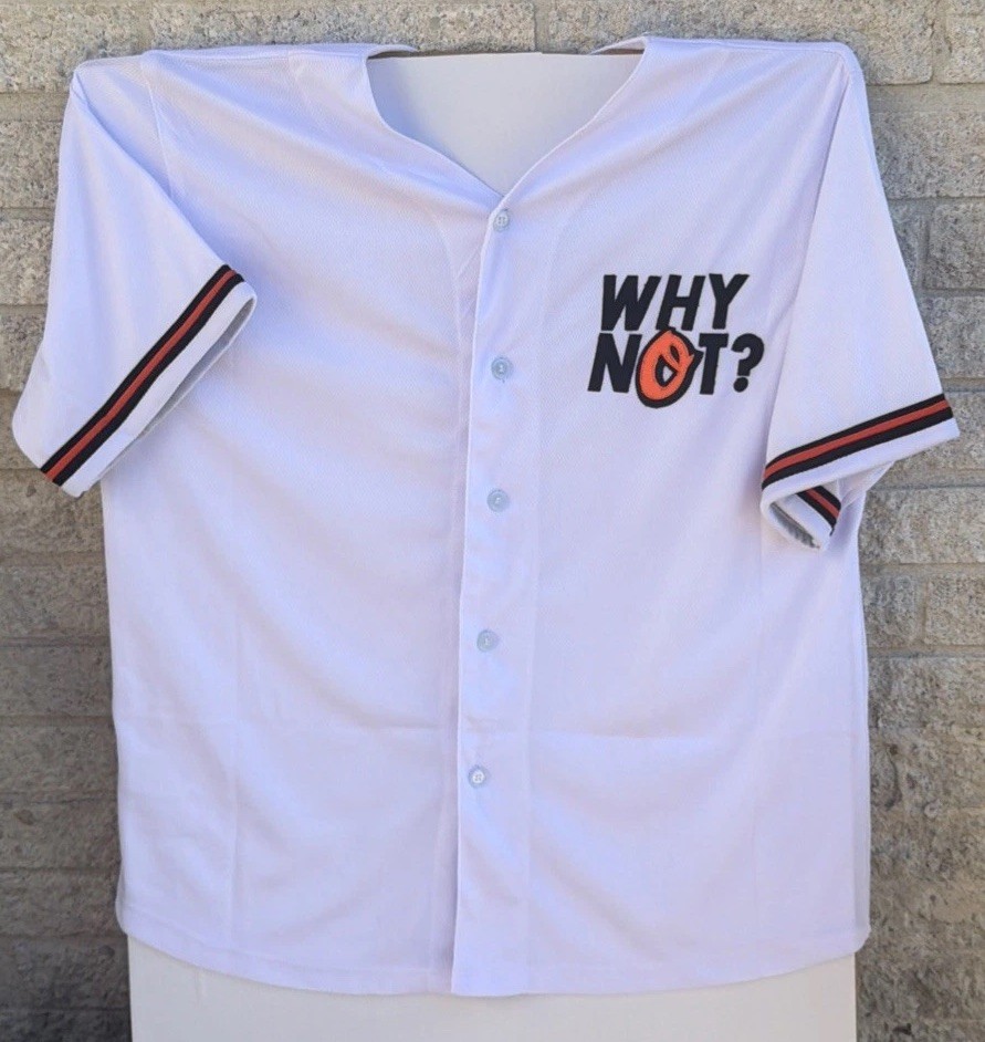 Mickey Tettleton #14 Baltimore Baseball jersey Authentic Signature Certified XL