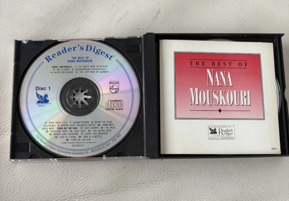 Nana Mouskouri 4-CD Box Set Reader’s Digest Live from Albert Hall / Naturally 79 - Bild 2 von 4