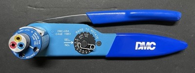 DMC Daniels AF8 M22520/1-01 Aviation Crimp Tool W/ TH1A Turret Head M22520/1-02
