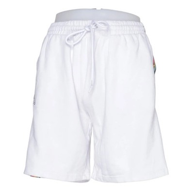 Kappa, Freizeitshorts, Größe: L, Weiß/Mehrfarbig, Baumwolle/Polyester #4Zr