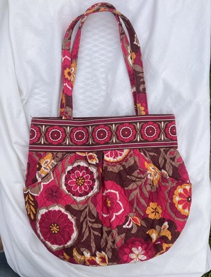 Vera Bradley Carnaby Floral Tote Shoulder Bag Handbag Purse