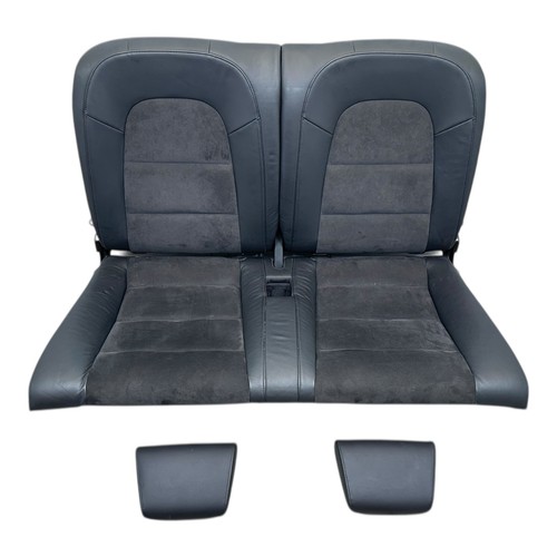 Rücksitzbank Rückbank Rücksitz Leder Alcantara Audi A3 Cabrio 8P schwarz N7U/JN