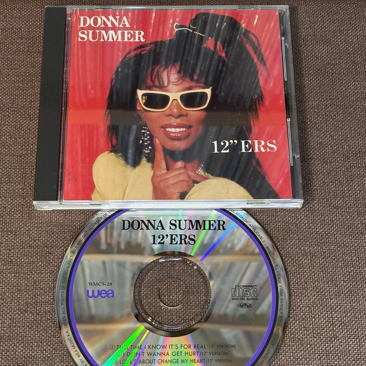 DONNA SUMMER 12" Ers JAPAN CD WMC5-28 P02 w/ PS 4 tracks 1989 issue Free S&H/P&P