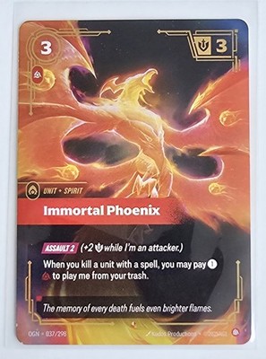 Immortal Phoenix 037/298 Epic Origins Riftbound