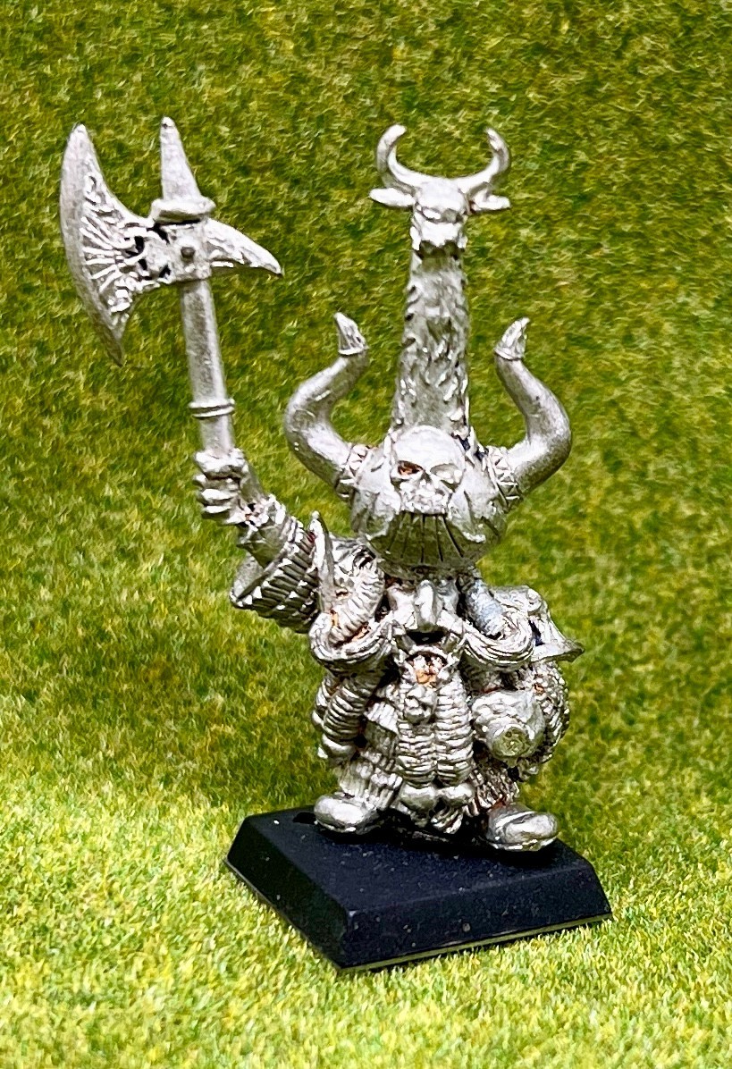 Figurine Warhammer - Chaos Dwarf Hero With Axe - Métal - Incomplet - P-00DQV
