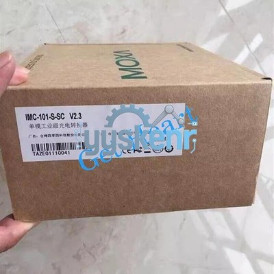 NEW MOXA IMC-101-S-SC-T Single-mode Photoelectric Converter FedEx or DHL or UPS