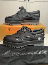 Timberland x A-Cold-Wall Future 73 scarpa da barca a 3 occhielli nera ACW donna taglia uk4