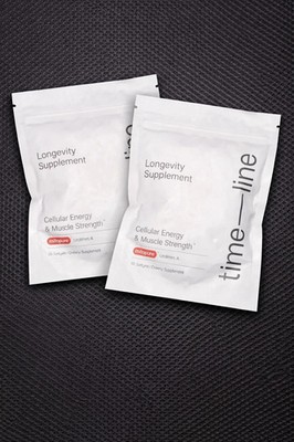 Time-Line Longevity Supplement Mitopure Urolithin A 60 Softgels 2 Pack - 03/28