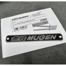 Emblem Mugen For Front Lip Emblem Aluminium Jdm Mugen Honda
