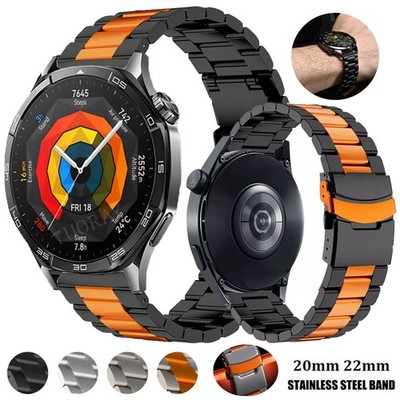 22mm Luxus Titan-Metall Armband für Huawei Watch 4/3 GT5 Pro GT4 GT3 GT2 2e 46mm