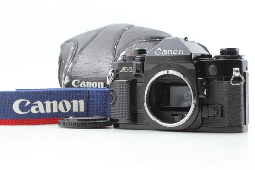 [Near MINT] Canon A-1 A1 35mm Black Camera Body From JAPAN