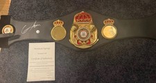 VASYL LOMACHENKO SIGNED FULL SIZE WBA SUPER WORLD CHAMPIONSHIP BELT COA