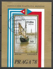 1978 1CUBA Used Block (Michel # Block 55)