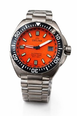 Swiss Made Automatikuhr DELMA Shell Star Titanium NEU Limited Edition