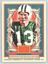 2013 PANINI GOLDEN AGE #107 DON MAYNARD  NEW YORK JETS