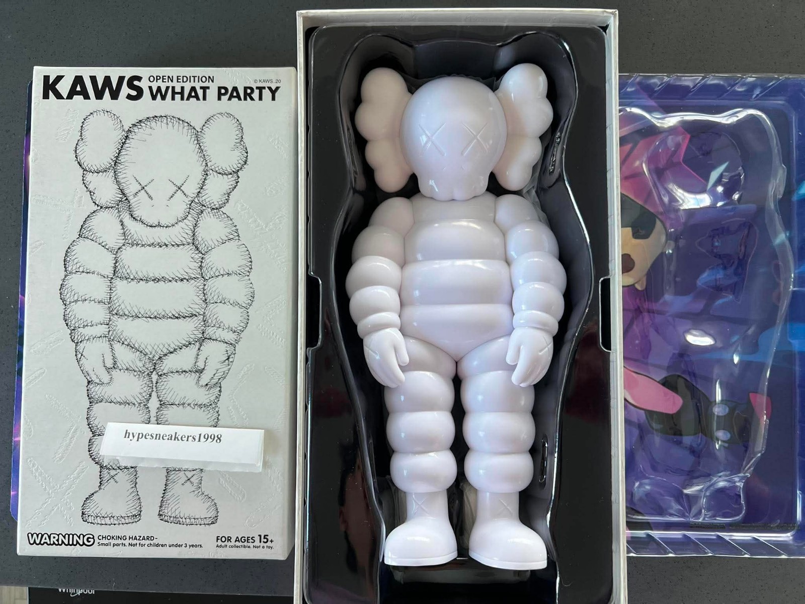 KAWS What Party Vinyl Figure White - 100% Authentic (FAST SHIPPING)