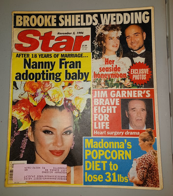 Star tabloid Nov 5, 1996 Edward Byrnes Matthew Perry William Shatner Madonna