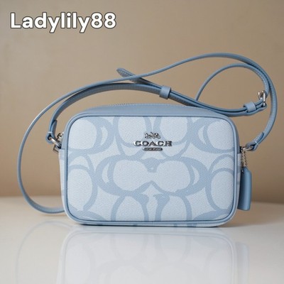 最終値下げ　COACH かごバッグ ベージュ/ブルー 最終値下げ COACH かごバッグ ベージュ/ブルー レディース