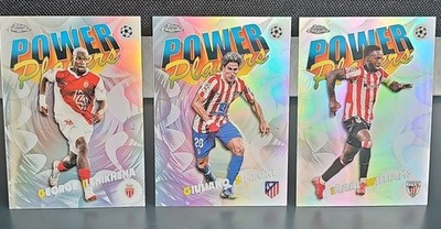 Topps Chrome UEFA 2026 Power Players 3-Card Lot