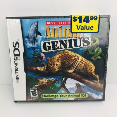 Animal Genius (Nintendo DS, 2007) Brand New Factory Sealed Rated E Everyone Kids