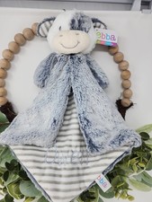 Ebba Cow Lovey Prename Owen Discounted Black Thread Comfort Toy Blanket
