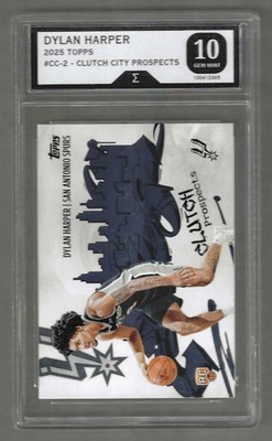 2025-26 Topps - Clutch City Prospects Dylan Harper #CC-2 (RC) for