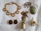 Lot Of 7 Costume Jewelry Pieces