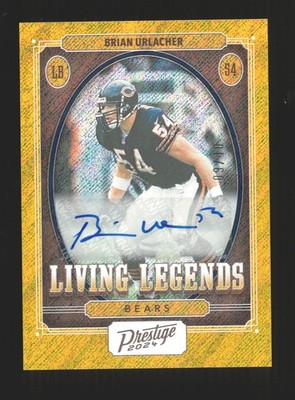 2024 Panini Prestige BRIAN URLACHER   Living Legends Auto Xtra Points /10