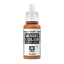 Vallejo Model Color Orange Brown Acrylic Paint 18Ml