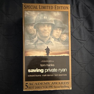 Saving Private Ryan VHS Special Limited Edition (1998) R NTSC Spielberg