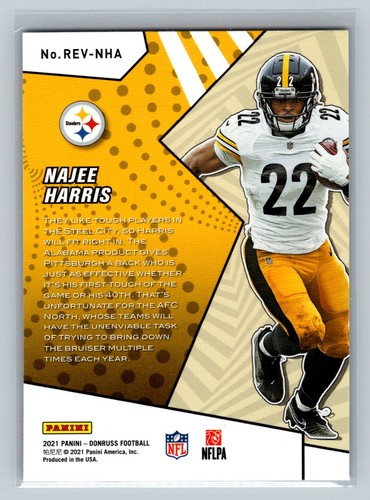 Donruss 2021 #REV-NHA Najee Harris Rookie Revolution - Imagen 2 de 2