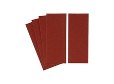 Image of Stanley Punched Clip On 1/3 Sanding Sheets 120g Pack of 5 STA31098