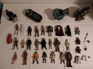 Star Wars Kenner Vintage Figuren Sammlung Nightsister R2D2 Anakin LightUp etc.