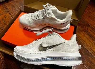 Men Air Zoom Pegasus Premium White Metallic Silver HQ2592-102 Shoes 