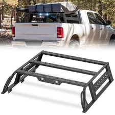 13.8'' Full-Size Rear Ladder Rack Back For 09-18 RAM 1500/2500/3500 w/ Bed Rails