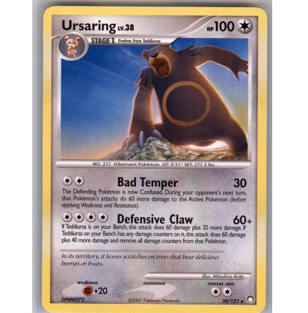 Ursaring Regular Rare Mysterious Treasures 38/123 NM