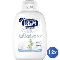 12X Bundle Roberts Intimseife 200 Ml. Antibakteriell Teebaum