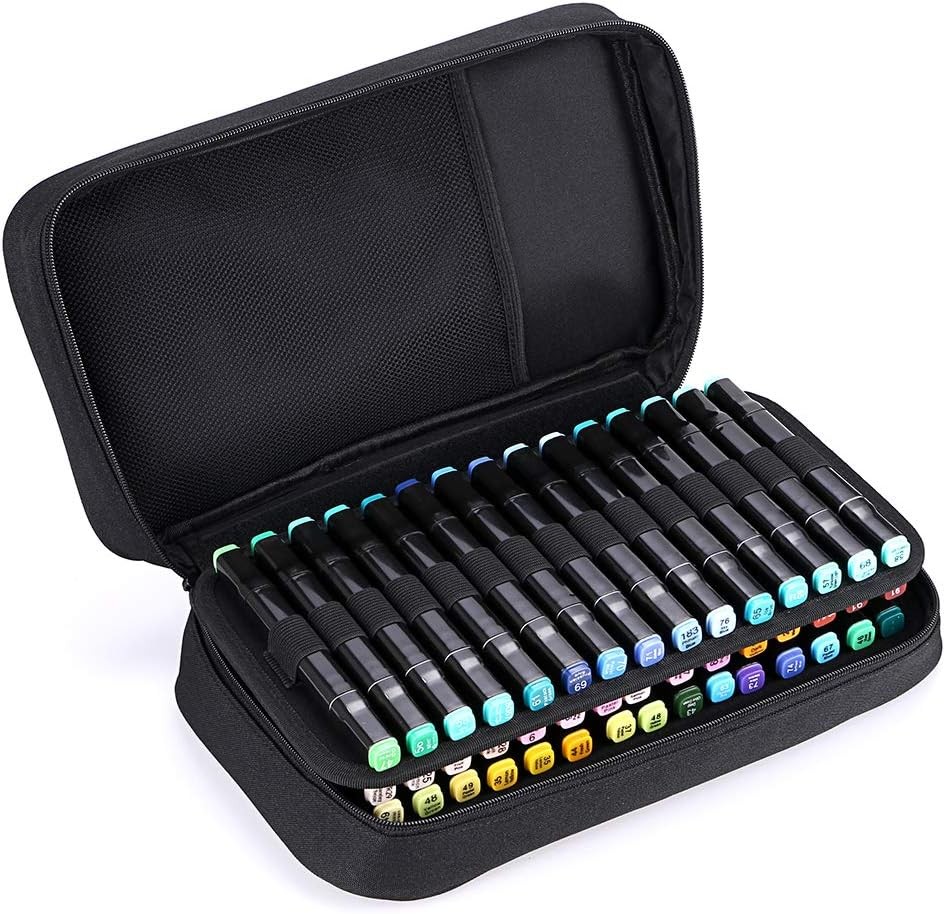BTSKY Art Marker Carrying Case Lipstick Organizer-60 Slots C
