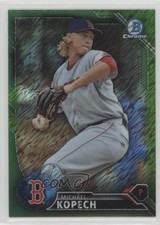 2016 Bowman Chrome Prospects Green Shimmer Refractor 80/99 Michael Kopech 2l4