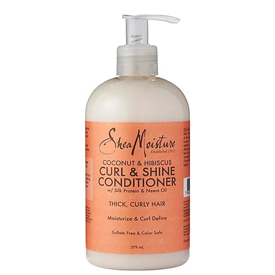 Shea Moisture Coconut and Hibiscus Curl and Shine Conditioner 379ml - Photo 1/1